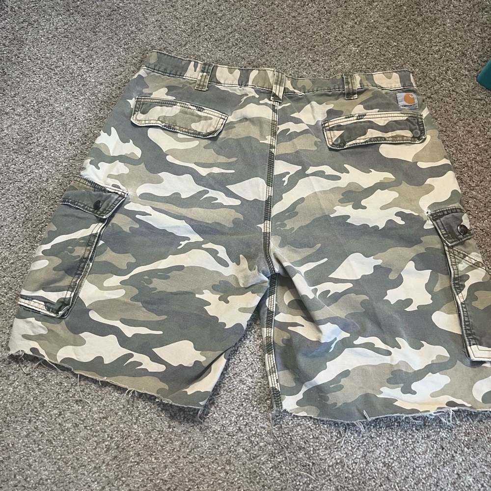 Carhartt Men's Rugged Flex Camo Cargo Shorts Relaxed Fit (Size 40)